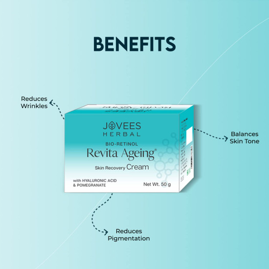 Jovees Herbal Revita Ageing Skin Recovery Cream - Anti-Aging Formula