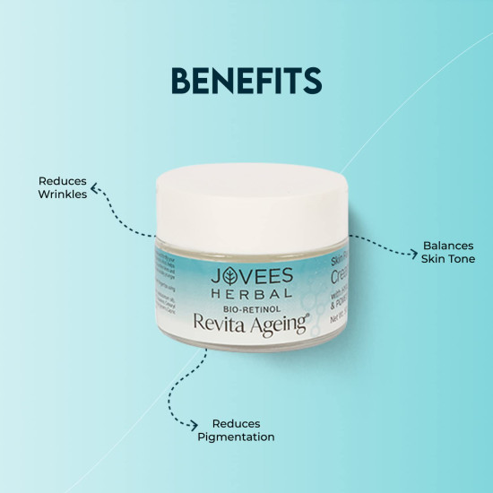 Jovees Herbal Revita Ageing Skin Recovery Cream - Anti-Aging Formula