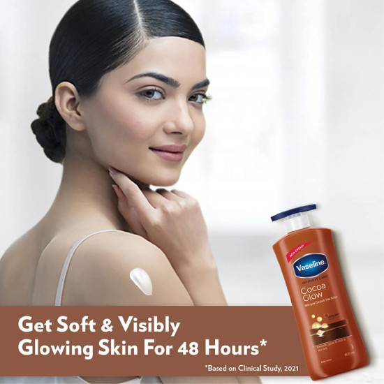 Vaseline Cocoa Glow Body Lotion - 600 ml Moisturizing Care
