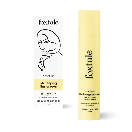Foxtale Niacinamide Matte Sunscreen SPF 70+ PA++++ - Broad-Spectrum Protection