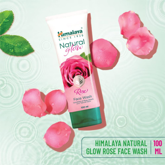 Himalaya Natural Glow Rose Face Wash - Refreshing Cleanse