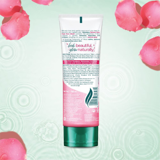 Himalaya Natural Glow Rose Face Wash - Refreshing Cleanse