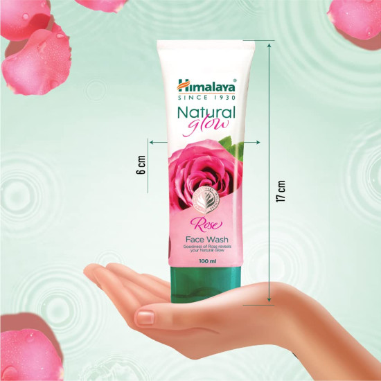 Himalaya Natural Glow Rose Face Wash - Refreshing Cleanse
