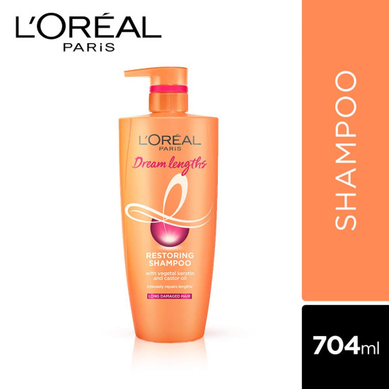 L'Oréal Paris Shampoo & Leave-In Conditioner - Dream Lengths for Frizzy Hair