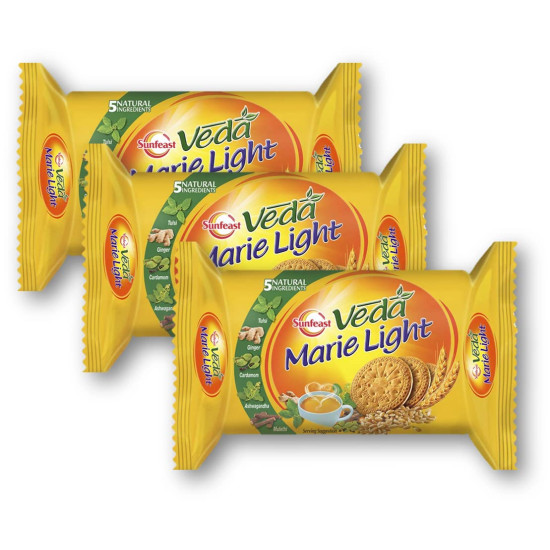Sunfeast Marie Light Veda 67g (Pack of 3) - Unique Taste & Quality