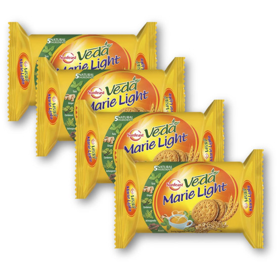 Sunfeast Marie Light Veda 67g (Pack of 4) - Unique Flavor Sunfeast Marie Light Veda 67g (Pack of 4) - Unique Flavor