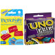 Mattel Pictionary & Uno Flip Card Games - Ultimate Family Fun