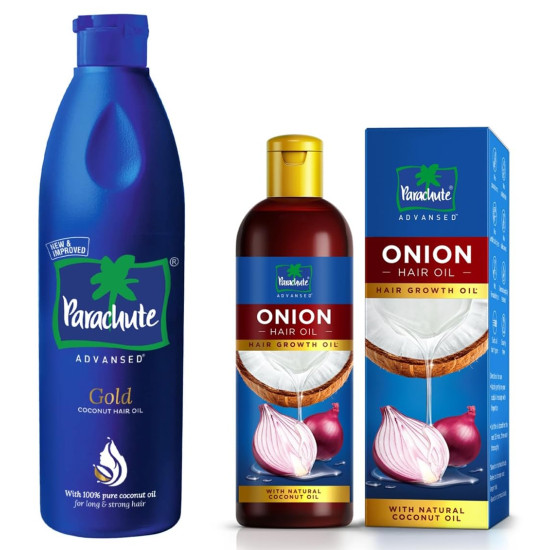 Parachute Advansed Onion Hair Oil - For Hair Growth & Fall Control