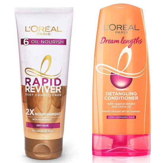 L'Oreal Paris Rapid Reviver & Dream Lengths Conditioner - Ultimate Hair Repair