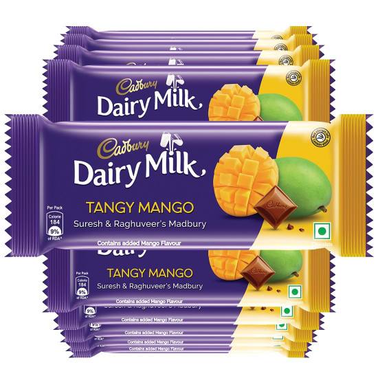 Cadbury Dairy Milk Tangy Mango Madbury Chocolate Bar - Fruity Delight