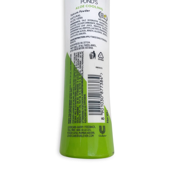 POND'S Aloe Cooling Talcum Powder - Refreshing & Smooth Skin