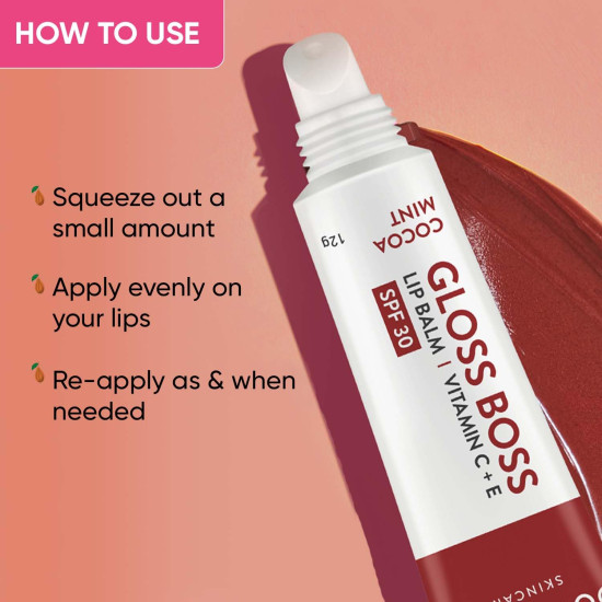 Dot & Key Cocoa Lip Balm - Intense Hydration & SPF 30 Protection