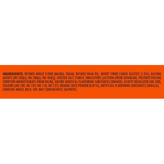 Sunfeast Bounce Orange Cream 58g (Pack of 4) - Deliciously Fun Biscuits
