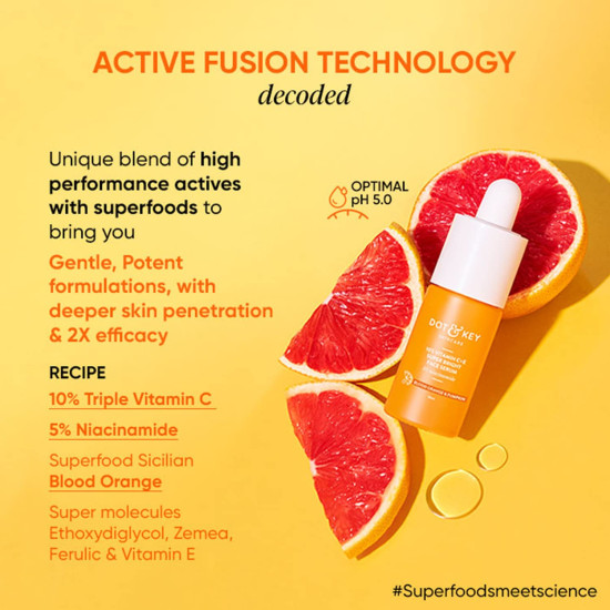 DOT & KEY 10% Vitamin C + E, 5% Niacinamide Serum - For Glowing Skin DOT & KEY 10% Vitamin C + E, 5% Niacinamide Serum - For Glowing Skin