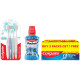 Colgate Oral Care Essentials - Mouthwash, Toothbrush & Toothpaste