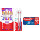 Colgate Strong Teeth Cavity Protection Toothpaste & Gentle UltraFoam Toothbrush Combo - Superior Oral Care