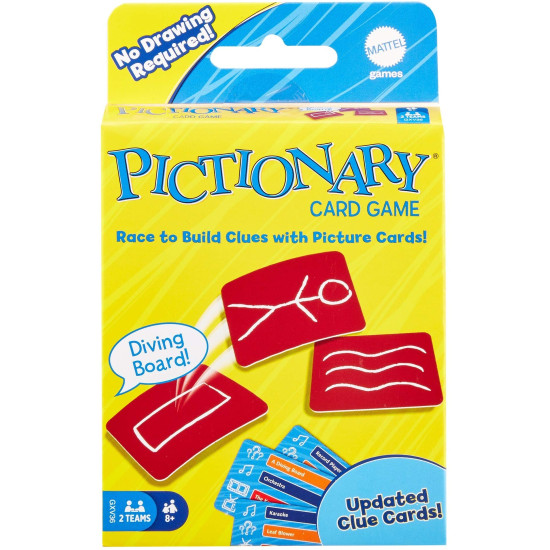 Mattel Games PICTIONARY & Uno Flip - Exciting Family Card Games Mattel Games PICTIONARY & Uno Flip - Exciting Family Card Games