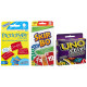 Games PICTIONARY Card Refresh, Multicolor & Mattel Uno Flip Side & Mattel Skip-Bo Card Game - Family Fun