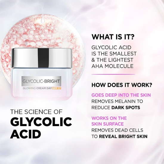 L'Oreal Paris Glycolic Bright Day & Night Cream Regime Pack - Dark Spot Treatment