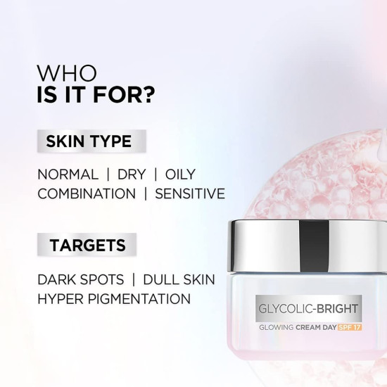 L'Oreal Paris Glycolic Bright Day & Night Cream Regime Pack - Dark Spot Treatment