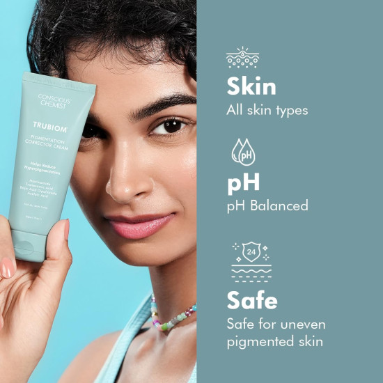 Conscious Chemist Kojic Acid Face Cream | 50g | Azelaic Acid Cream, Face Cream for Men & Women, Niacinamide Tranexamic Acid, Antipigmentation Cream, Reduce DarkSpot, All Skin Type - Trubiom (Pack 2)