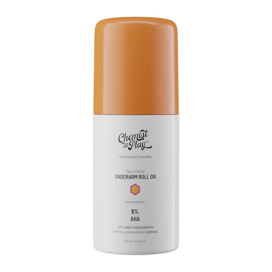 Chemist at Play UnderArm Roll-On - Brightens & Exfoliates for Sensitive Skin