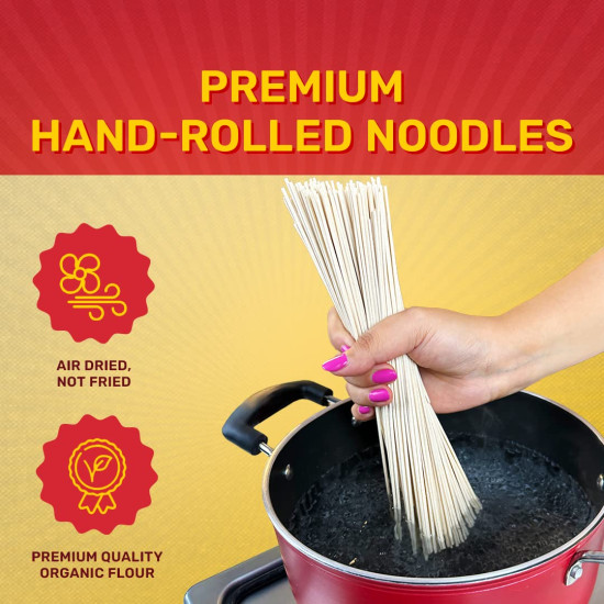 MasterChow Sweet & Spicy Noodle Kit - All-in-One Meal Kit with Hakka Noodles