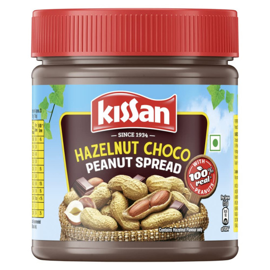 Kissan Hazelnut Choco Peanut Spread - Protein Rich Delight