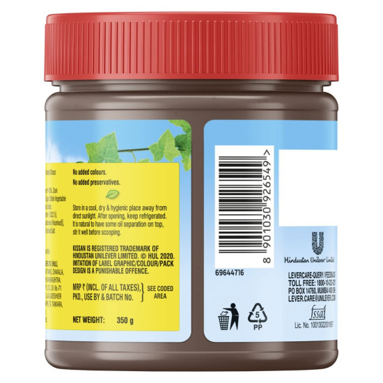 Kissan Hazelnut Choco Peanut Spread - Protein Rich Delight