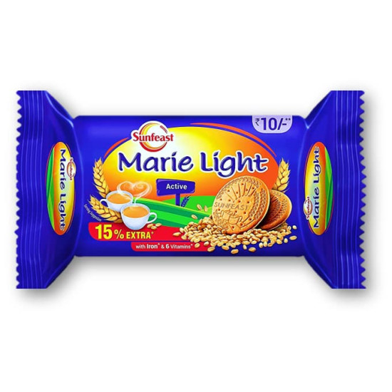 Sunfeast Marie Light Active Biscuits - Light & Crispy