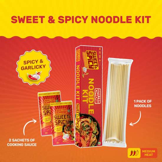 MasterChow Stir-Fry Sauce & Noodle Kit - Quick and Delicious Meals