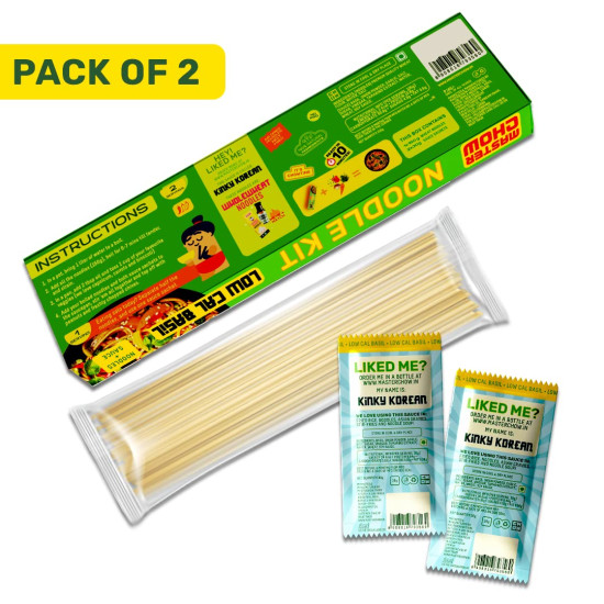 MasterChow Healthy Thai Basil Noodle Kit - All-in-One Meal Kit