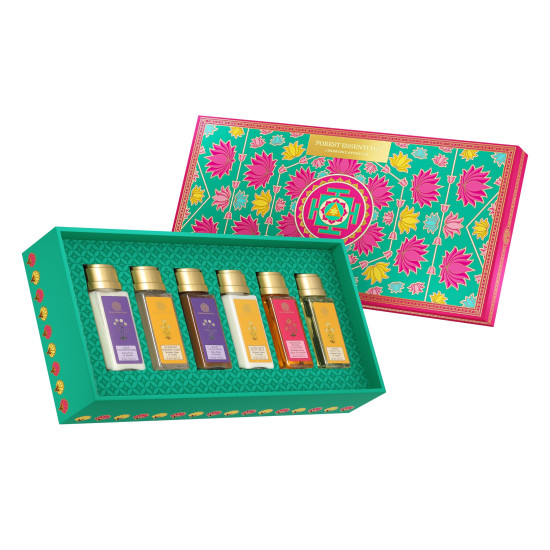 Forest Essentials Miniature Selection Gift Box - Luxurious Ayurvedic Care Kit