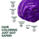 Paradyes Semi-permanent Electric Purple Hair Colour - Infused with Aloe-vera & Amla