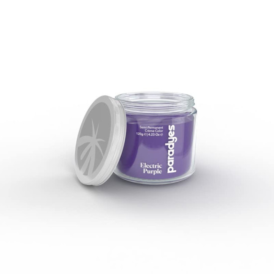 Paradyes Semi-permanent Electric Purple Hair Colour - Infused with Aloe-vera & Amla