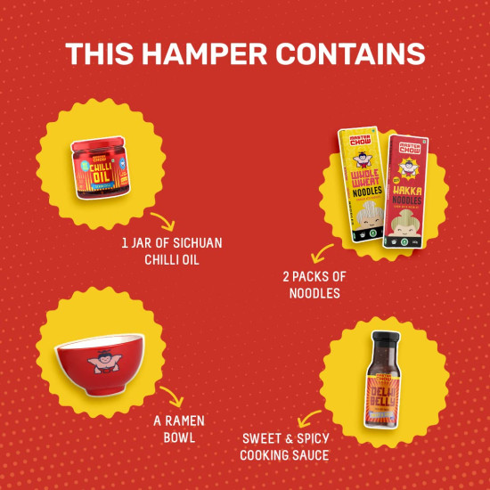 MasterChow Diwali Gift Items Hamper - Authentic Chinese Flavors MasterChow Diwali Gift Items Hamper - Authentic Chinese Flavors