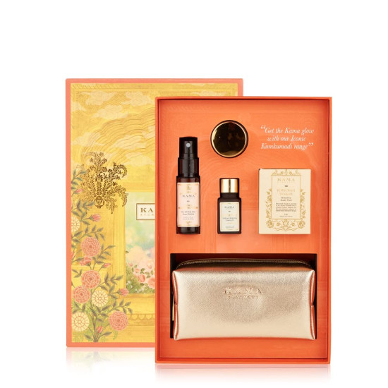 Kama Ayurveda Kumkum Glow Gift Box - Radiant Skincare Set