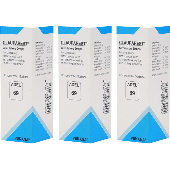 ADEL No. 69 (CLAUPAREST) Circulatory - Homeopathic Remedy for Circulatory Disturbances