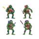 RVM Toys Set of 4 Teenage Mutant Ninja Turtles Figures 10 cm for Car Dashboard, Cake Decoration, Office Desk and Study Table Multicolor