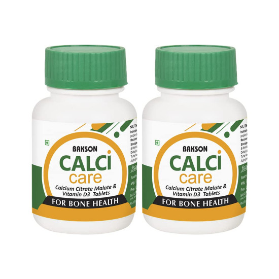 Bakson Calci Care Tablet - Enhances Bone Health & Immunity Bakson Calci Care Tablet - Enhances Bone Health & Immunity