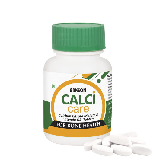 Bakson Calci Care Tablet - Enhances Bone Health & Immunity Bakson Calci Care Tablet - Enhances Bone Health & Immunity
