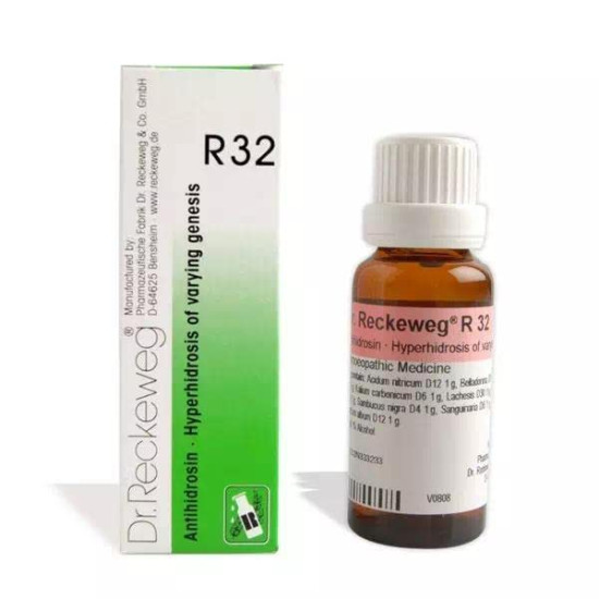 DR RECKEWEG R 32 Hyperhidrosis Solution - 22 ML