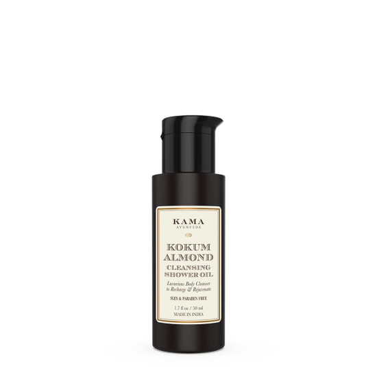 Kama Ayurveda Kokum Almond Cleansing Shower Oil - Luxurious Relaxation