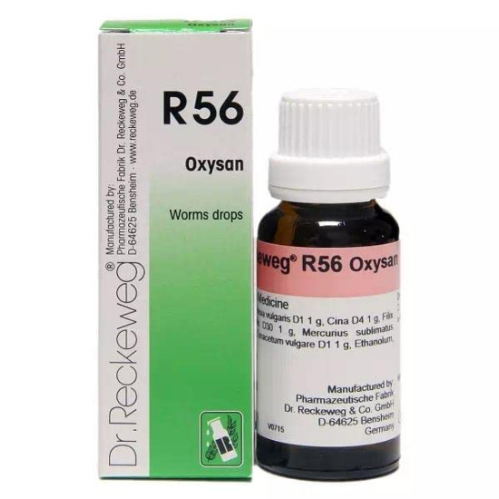 DR RECKEWEG R 56 Vermifuge 22 ml - Homeopathic Worm Treatment