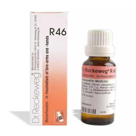 DR RECKEWEG R 46 - Homeopathic Remedy for Rheumatism Relief
