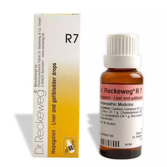 Dr. Reckeweg R 07 Liver & Gallbladder 22 Ml Reck - Homeopathic Remedy