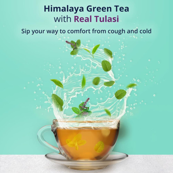 Himalaya Tulasi Green Tea - Real Tulasi & No Artificial Flavours