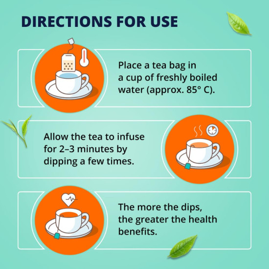 Himalaya Tulasi Green Tea - Real Tulasi & No Artificial Flavours