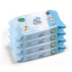 Mother Sparsh 98% Water Based Wipes - Plant Derived Fabric, Pack of 4