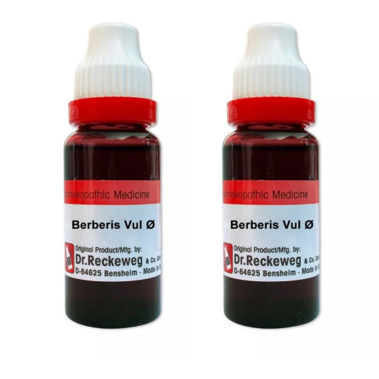 Dr. Reckeweg Berberis Vulgaris Q Mother Tincture - Natural Healing, Set of 2 Bottles